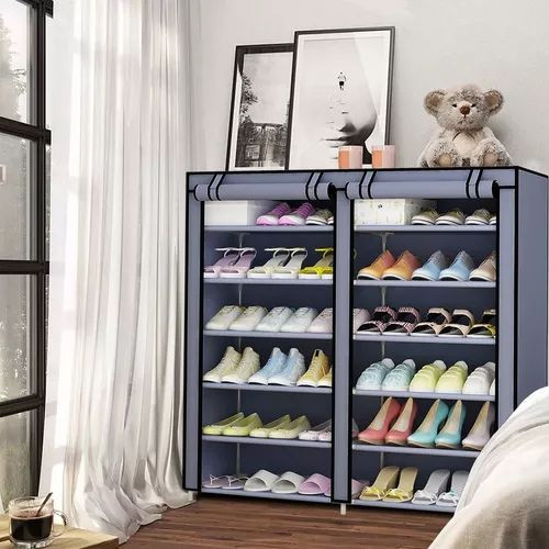 Armoire de Rangement de Chaussures 36 Paires Portable