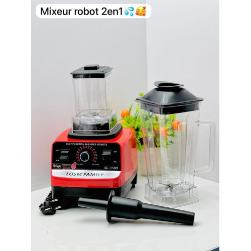 Mixeur Robot 2 en 1 - LOSM FAMILY